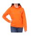 Sweat à capuche orange femme le coq sportif hoody n°9-1