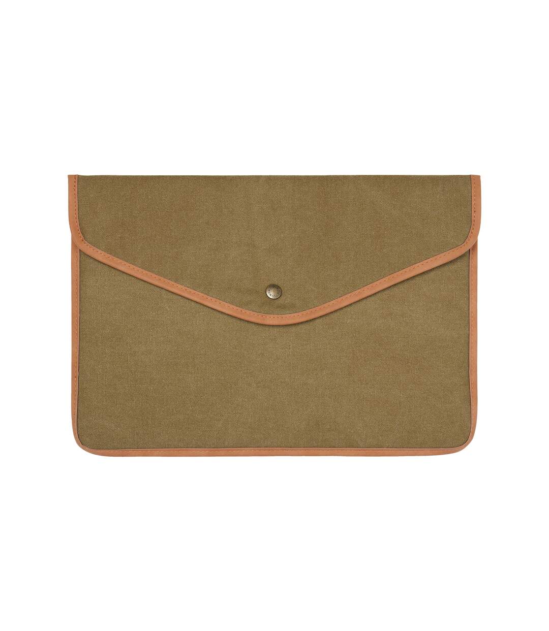 Bosler recycled canvas laptop sleeve one size green Vinga-1