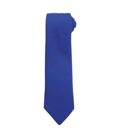 Premier Plain Polyester Tie (Royal Blue) (One Size)