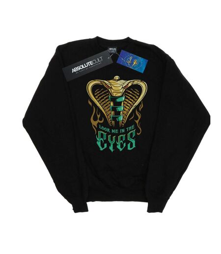 Disney Sweatshirt Womens/Ladies Aladdin Movie Jafar Snake Eyes (Noir) - UTBI5406