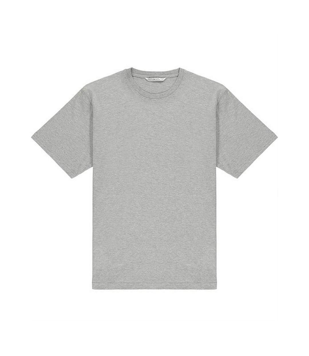 T-shirt à manches courtes Kustom Kit Hunky Superior pour homme (Gris chiné) - UTBC614
