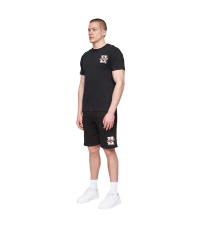 Mens Aitchen Logo T-shirt Black Henleys