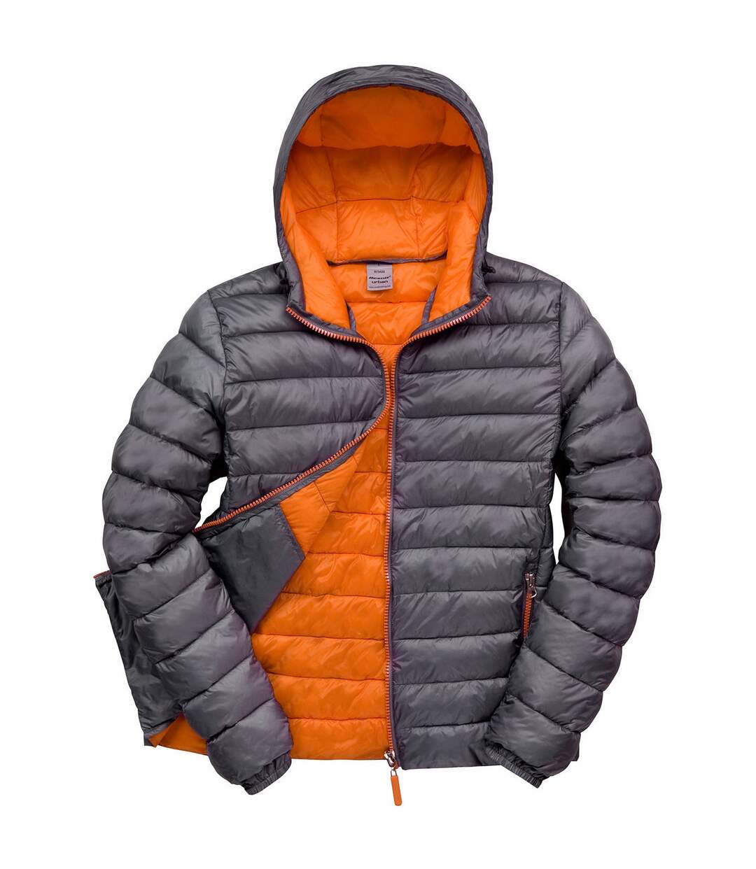 Veste À Capuche Snow Bird Homme Gris Orange Result Urban-1