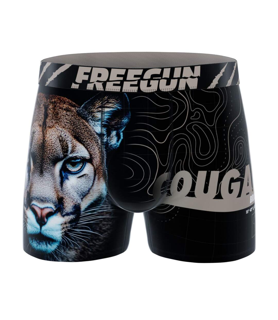 Lot de 4 boxers homme Wild Life Freegun-5