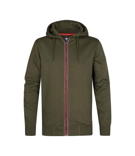 Sweat zippé kaki homme petrol industries sweater