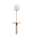 Brosse WC effet marbré Lea - Blanc-2