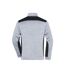 Veste Polaire Strong Homme Blanc Chiné Carbone James And Nicholson-2
