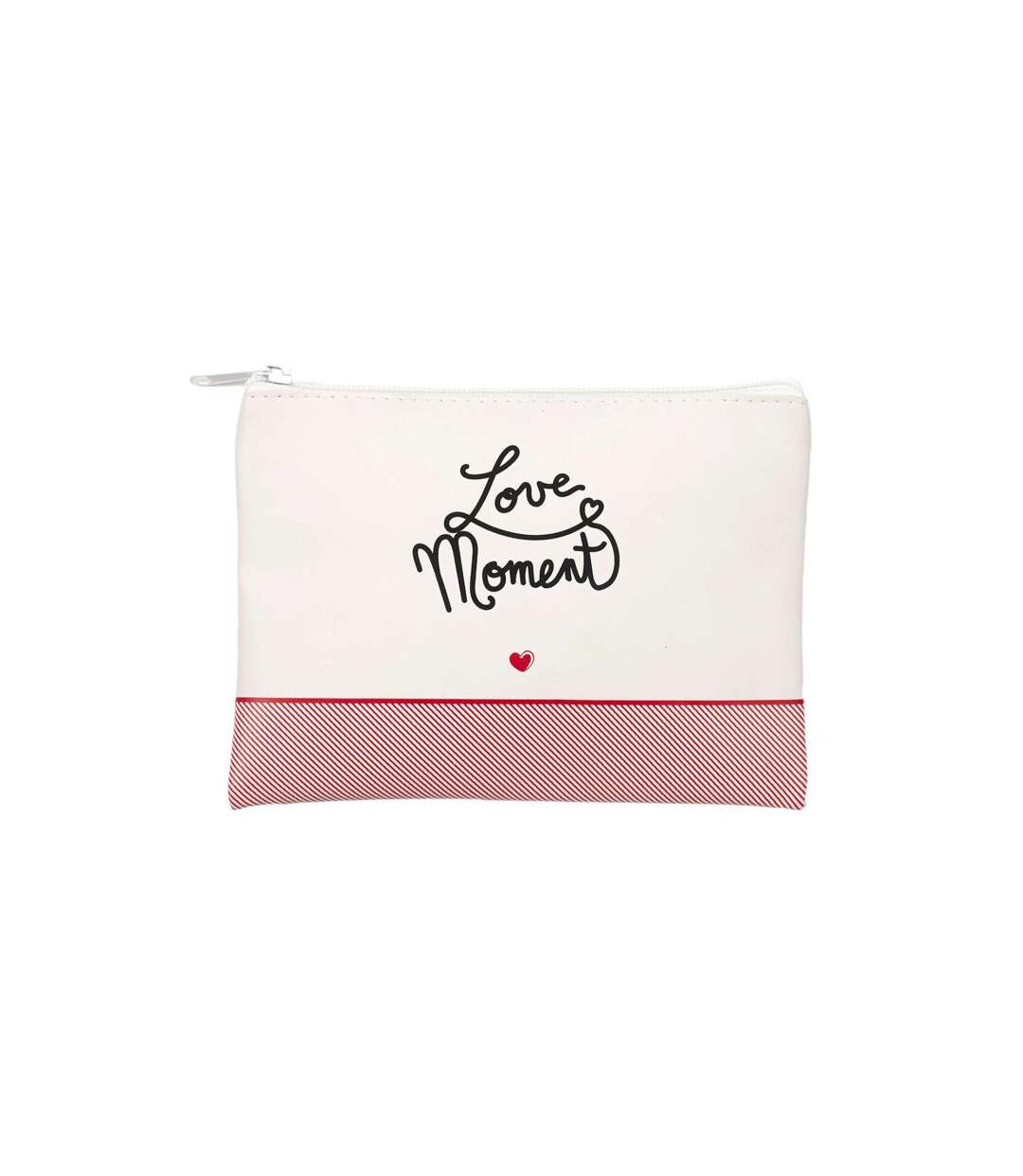 Trousse de Toilette Mots d'Amour 19cm Blanc