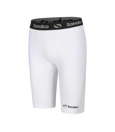 Mens Core 9 Compression Shorts White Sondico
