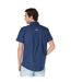 Mens dotted short-sleeved shirt navy Maine