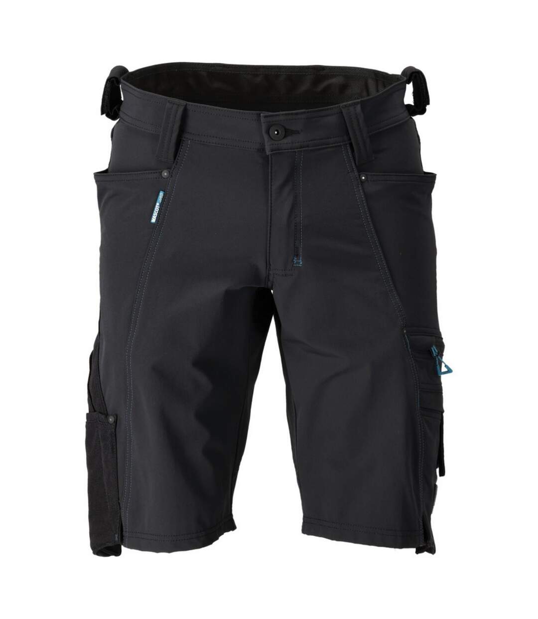 Mens Advanced Work Shorts Black Mascot-1