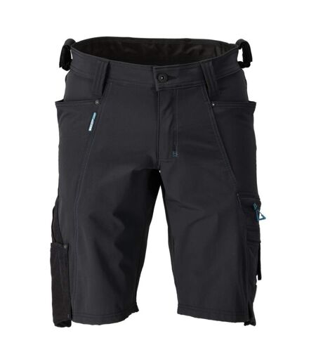 Mens Advanced Work Shorts Black Mascot