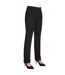 Brook Taverner Womens/Ladies Houston Slim Leg Chino Pants (Black) - UTPC3391