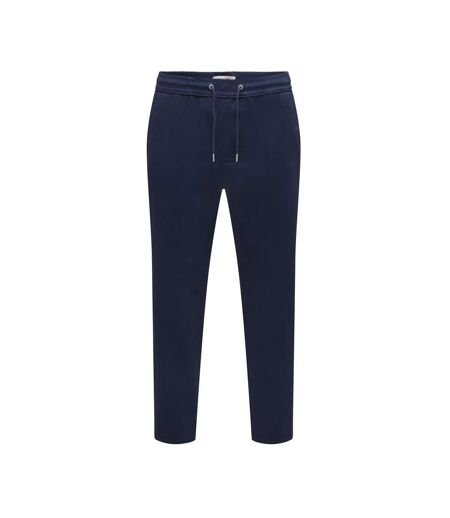 Pantalon chino marine homme only & sons linus tapered