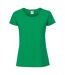 T-shirt Iconic Femme Vert Kelly Fruit Of The Loom-1