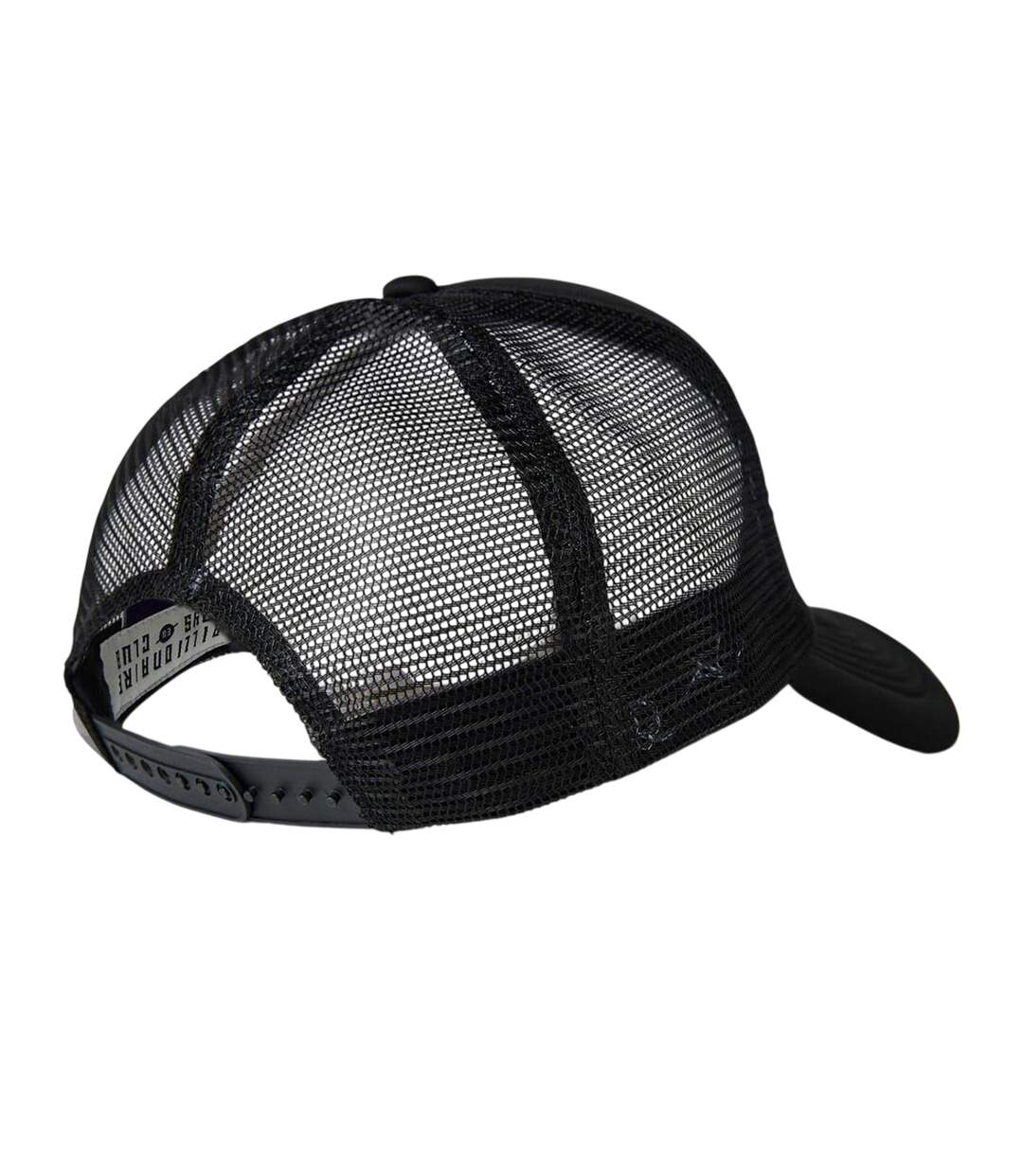 Mens Trucker Cap Black White Print Billionaire Boys Club-2