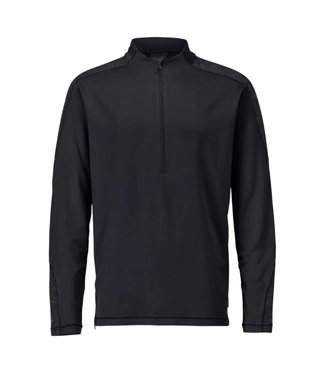 T-shirt Manches Longues Customised Homme Noir Mascot-1