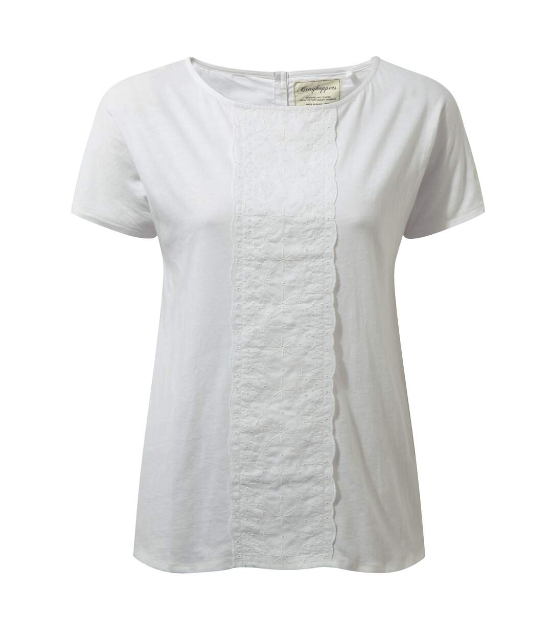 Craghoppers Womens/Ladies Connie Lightweight Short Sleeve Top (Optic White) - UTCG650-1