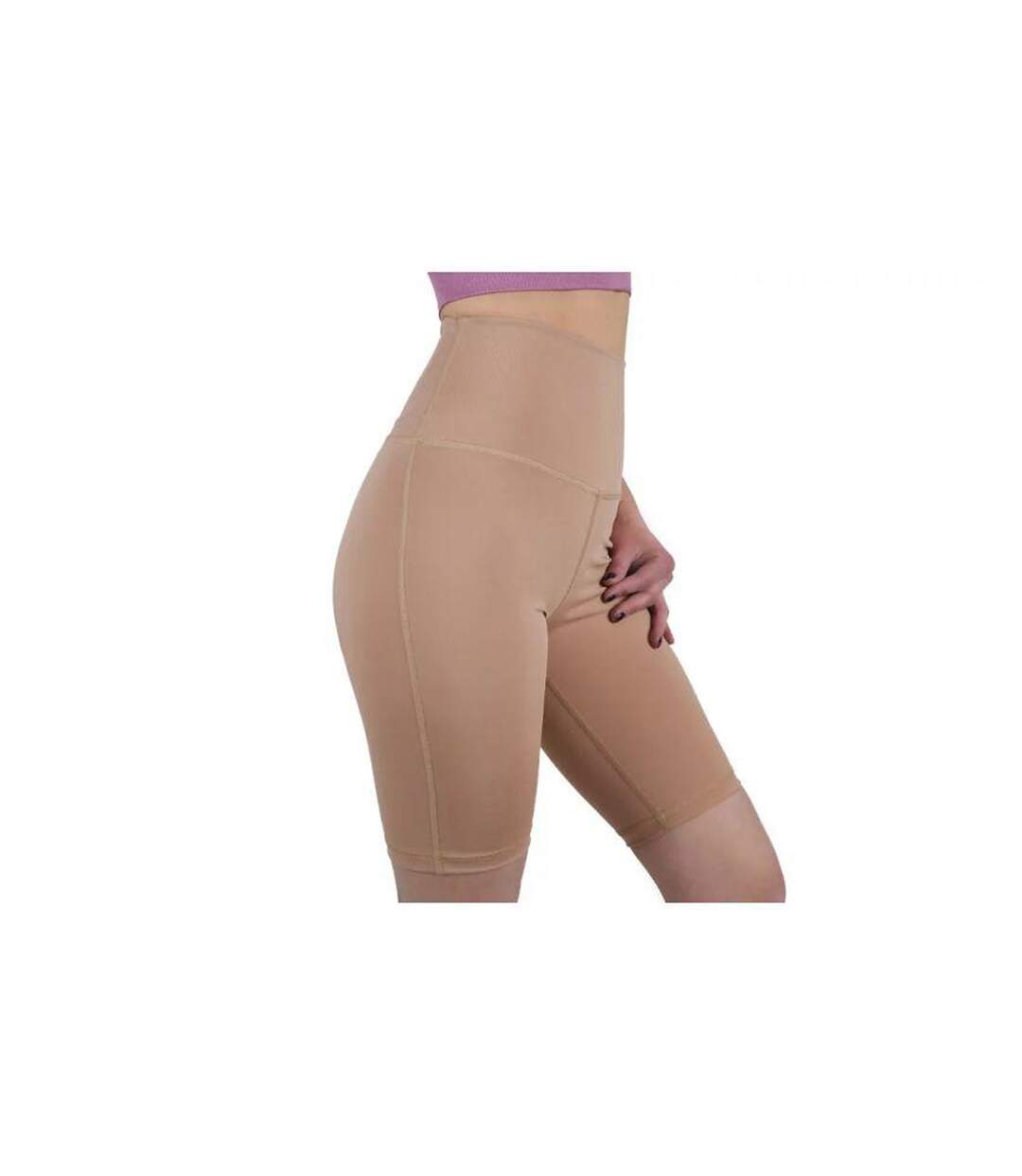 Short Femme Beige Gym Hero-4