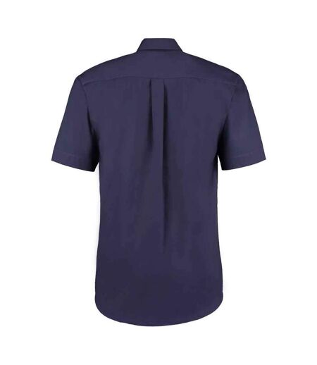 Chemise Manches Courtes Premium Homme Bleu Nuit Kustom Kit