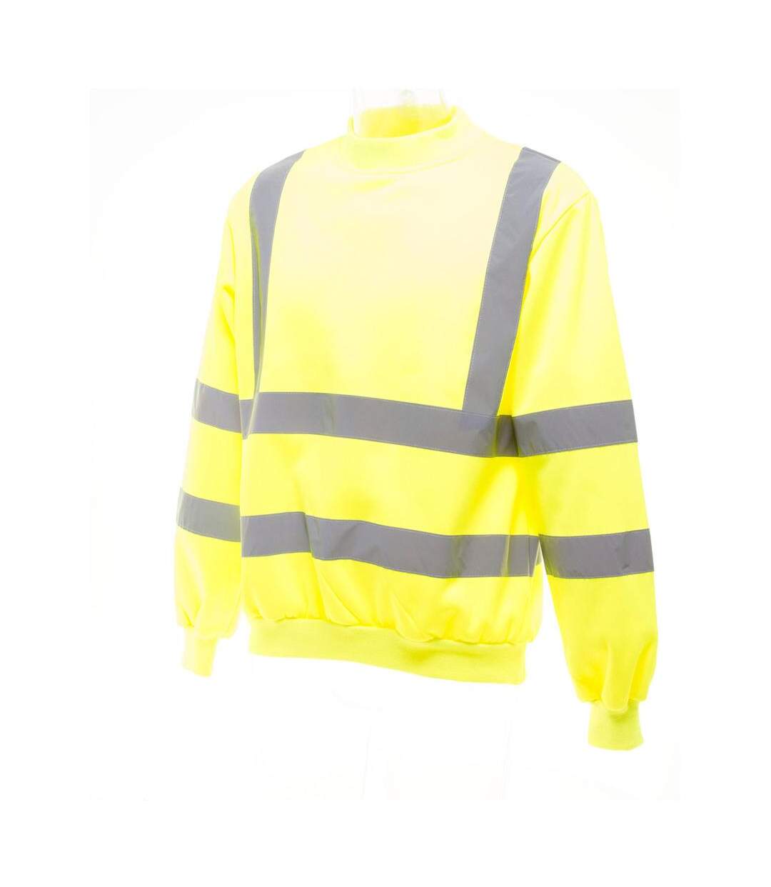 Sweatshirt haute visibilité  pour femme jaune haute visibilité Yoko-3