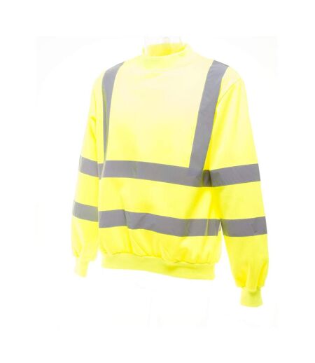 Sweatshirt haute visibilité  pour femme jaune haute visibilité Yoko