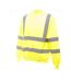 Sweatshirt haute visibilité  pour femme jaune haute visibilité Yoko-3