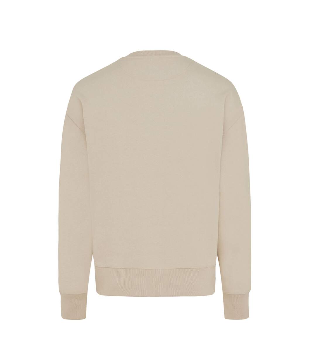 Unisex adult kruger recycled cotton crew neck relaxed fit sweatshirt desert Iqoniq-2