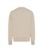 Unisex adult kruger recycled cotton crew neck relaxed fit sweatshirt desert Iqoniq-2