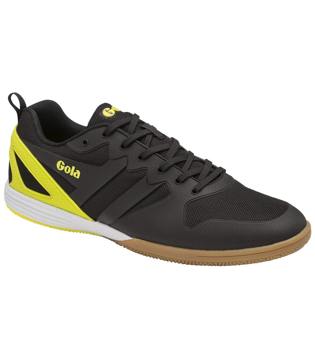 Chaussures de salle echo tx homme noir / jaune Gola-1