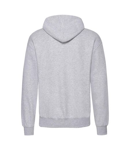 Sweat À Capuche Classic Adulte Gris Chiné Fruit Of The Loom