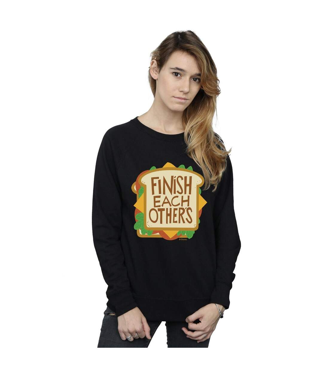 Disney Womens/Ladies Wreck It Ralph Anna's Shirt Sweatshirt (Noir) - UTBI43094-2