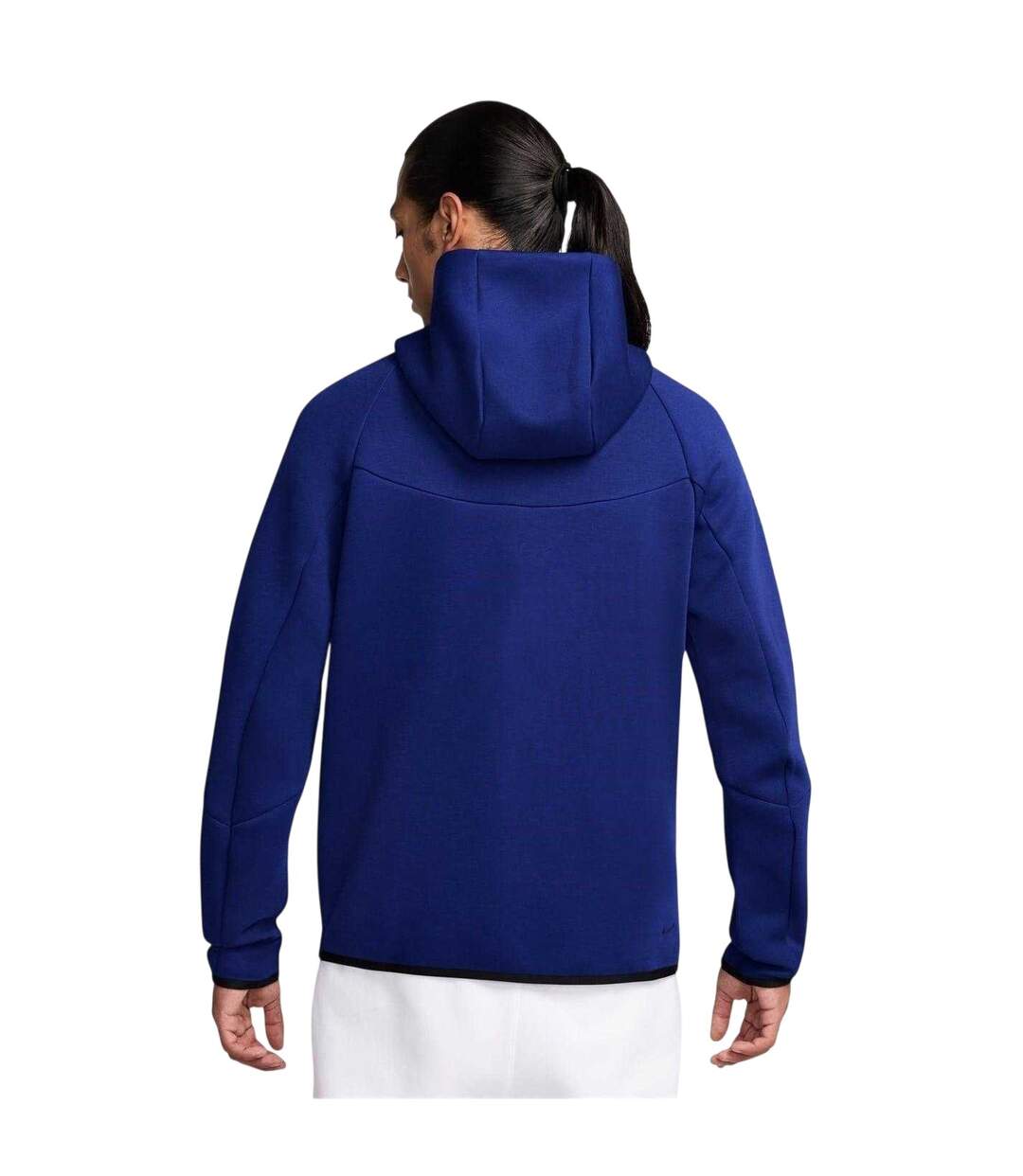 Mens Tech Chevron Full Zip Hoodie Royal Blue Nike-2