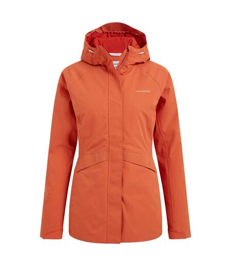 Womens/ladies Caldbeck Waterproof Jacket Spice Craghoppers