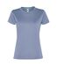 T-shirt slam femme bleu zen Roly