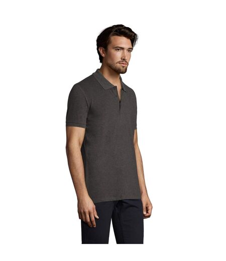 Phoenix Polo Homme Gris Foncé Chiné SOLS