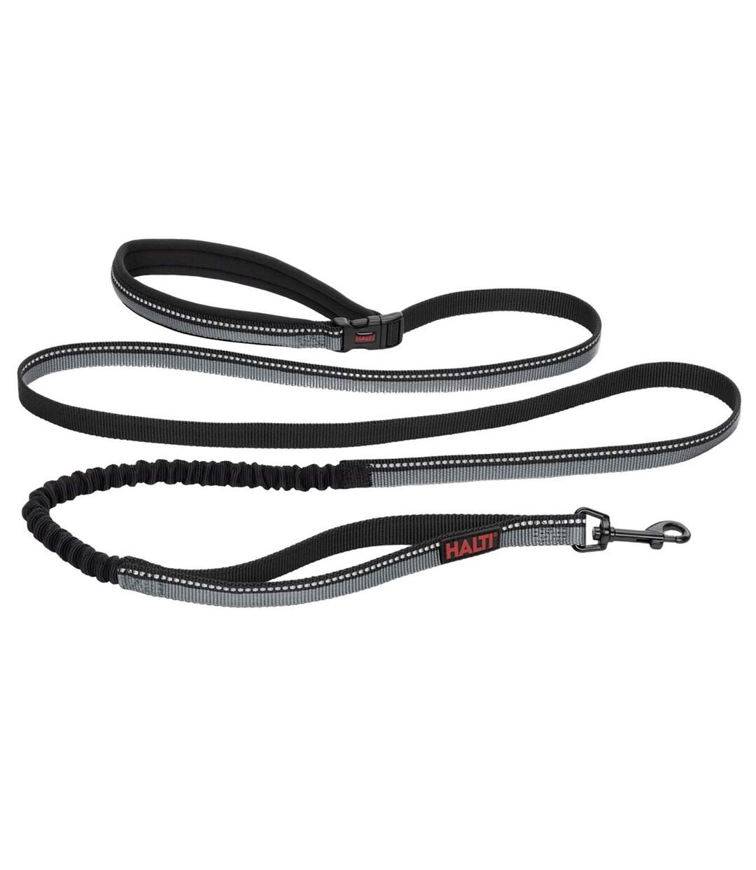 Laisse pour chiens active grand-2,5 cm-2,1 m noir Halti-2