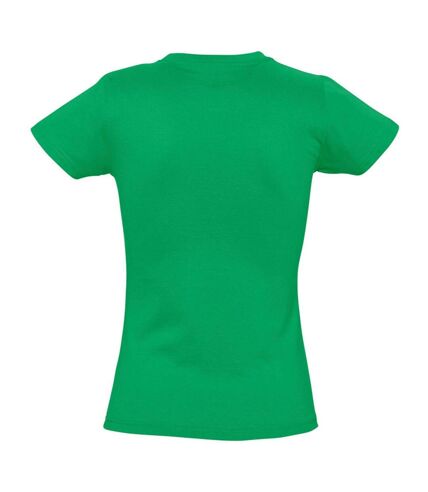 SOLS Womens/Ladies Imperial Heavy Short Sleeve T-Shirt (Kelly Green) - UTPC291