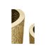 Lot de 3 Vases en Métal Glasy 114cm Or-3