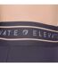 Womens/ladies elevate allure horse riding tights navy/gunmetal grey Hy-3