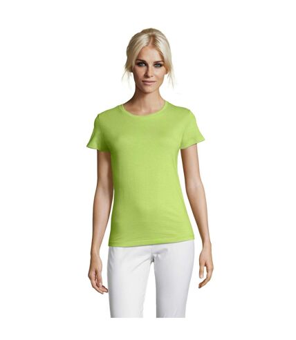 SOLS Womens/Ladies Regent Short Sleeve T-Shirt (Apple)
