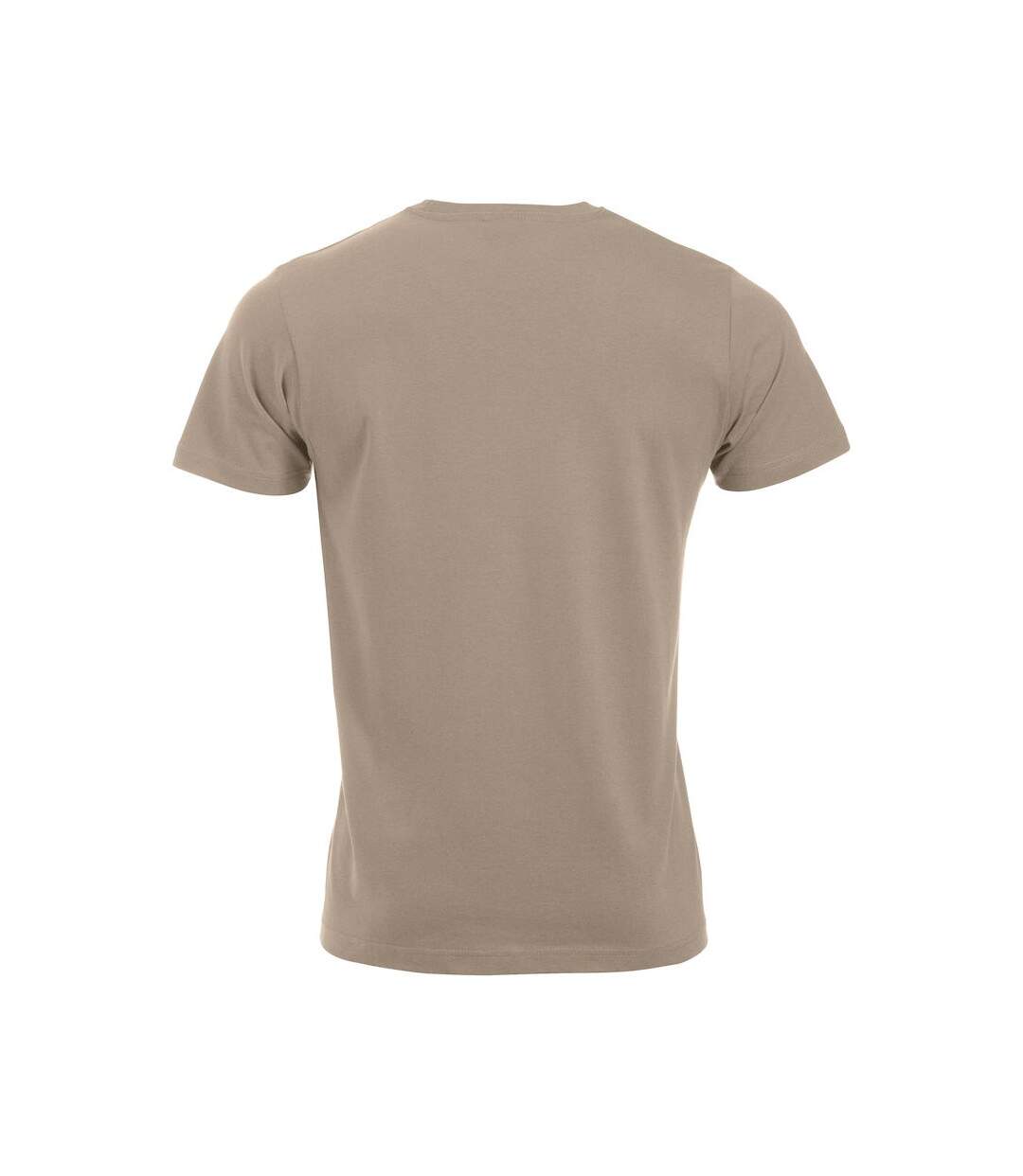 T-shirt new classic homme marron pâle Clique