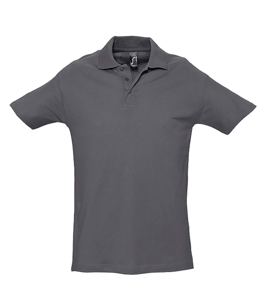 Polo manches courtes - Homme - 11362 - gris souris-1