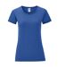 Fruit of the Loom - T-shirt ICONIC - Femme (Bleu roi) - UTRW9536