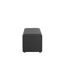 Coffre de Rangement Design Soldi 65cm Noir-3