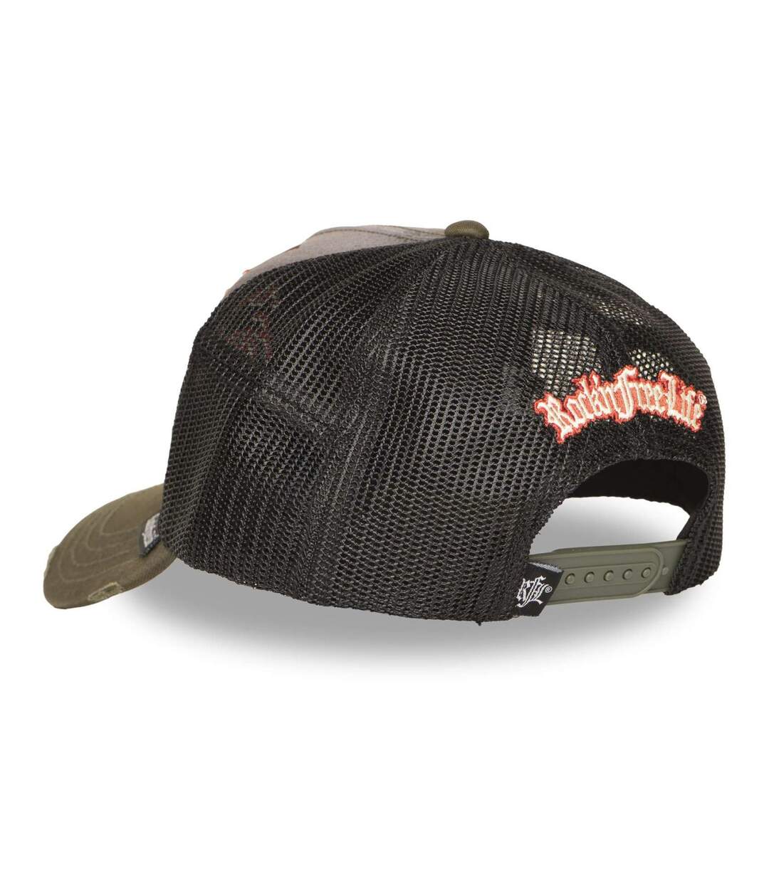 Casquette trucker avec filet bi-matière Hold Rock'n Free Life-5