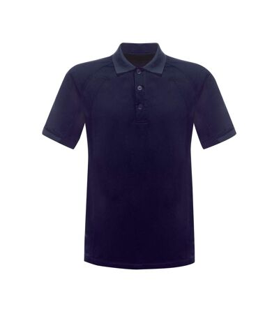 Regatta Professional Mens Coolweave Short Sleeve Polo Shirt (Navy)