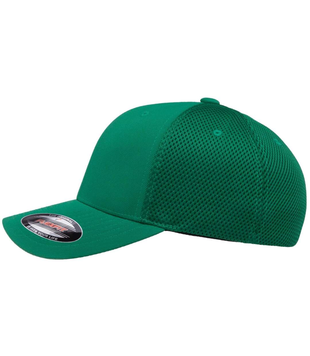 Casquette flexfit vert Yupoong-3