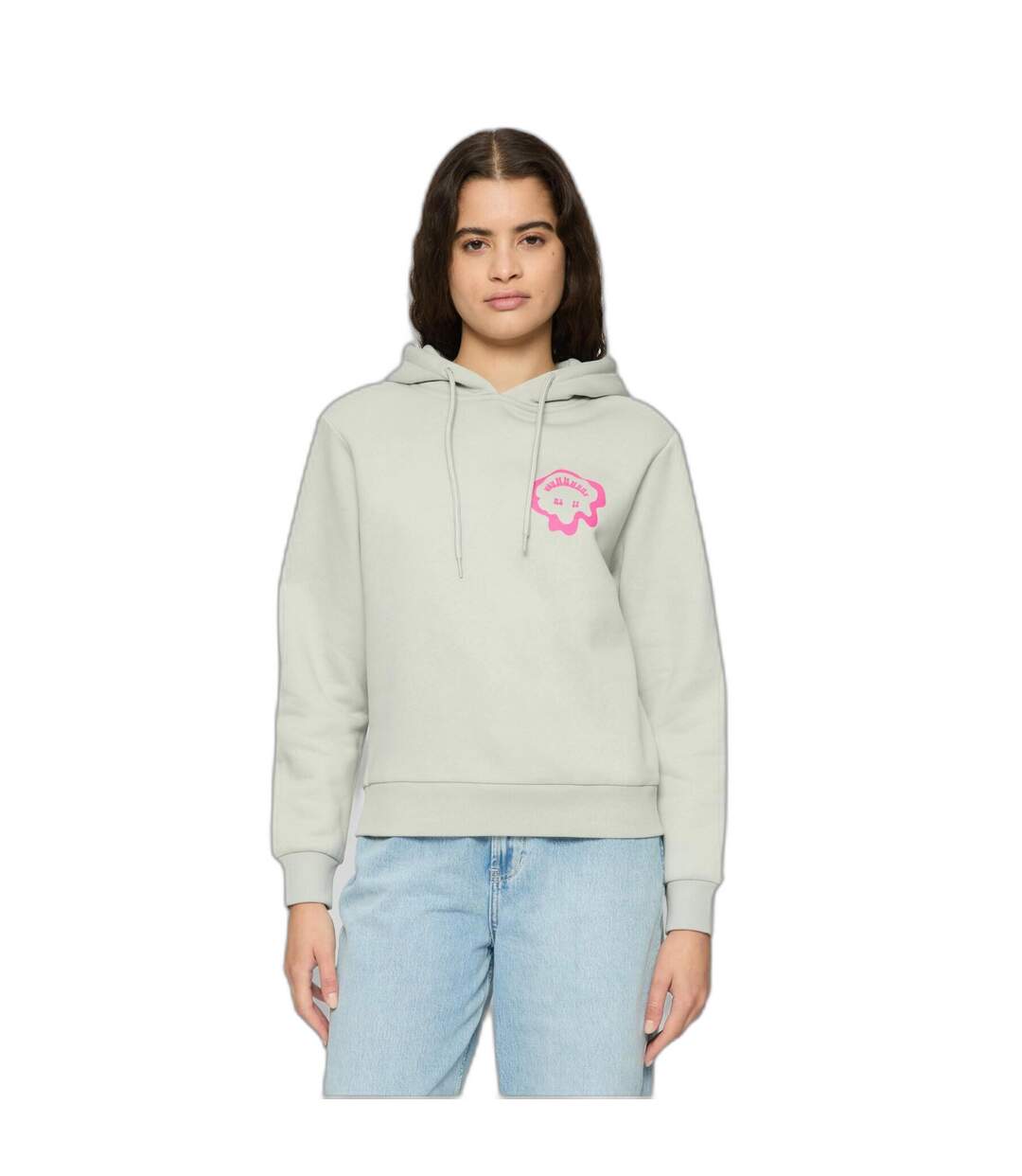 Sweat À Capuche Every Things Nice Femme Gris Pâle Miss Tee-1