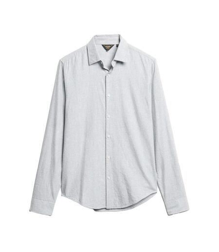 Chemise bleu/gris homme superdry smart shirt - xxl